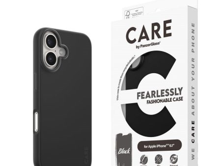 CARE by PanzerGlass iPhone 16 FASHION Fearlessly Fashionable Case - Black Fashion