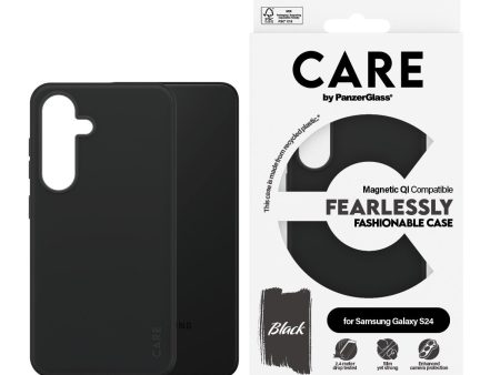 CARE by PanzerGlass Samsung Galaxy S24 FASHION Fearlessly Fashionable Case - Black Fashion