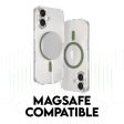 CARE by PanzerGlass iPhone 16 FLAGSHIP Urban Combat Case - MagSafe Kompatibel - Transparent   Piquant Green Online now