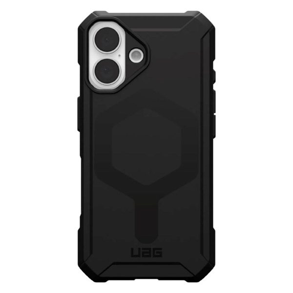 iPhone 16 UAG ESSENTIAL ARMOR Series Cover - MagSafe Kompatibel - Black Fashion