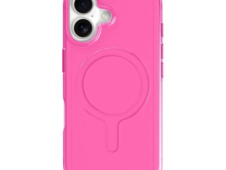 agood company iPhone 16 CLRPRTCT 100% Genbrugs Plastik Cover - Transparent   Candy Pink Online Sale