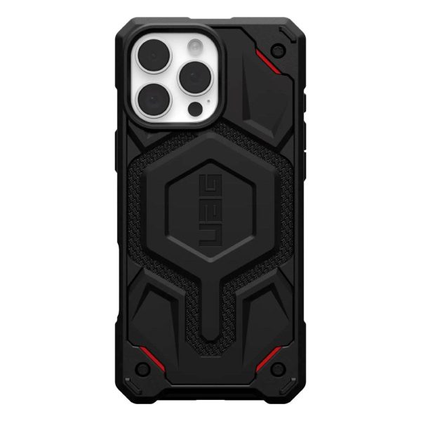 iPhone 16 Pro Max UAG MONARCH Pro Series Cover - MagSafe Kompatibel - Kevlar Black Online now