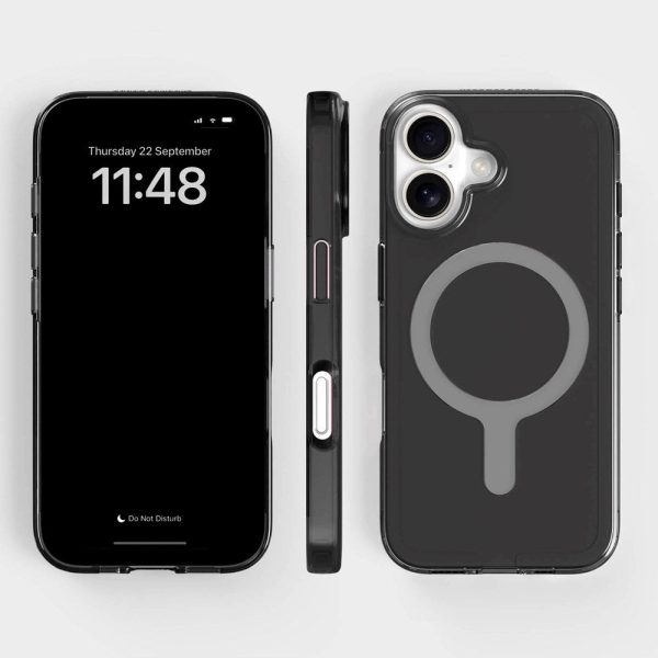 agood company iPhone 16 CLRPRTCT 100% Genbrugs Plastik Cover - Transparent   Tinted Black For Cheap