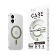 CARE by PanzerGlass iPhone 16 FLAGSHIP Urban Combat Case - MagSafe Kompatibel - Transparent   Piquant Green Online now