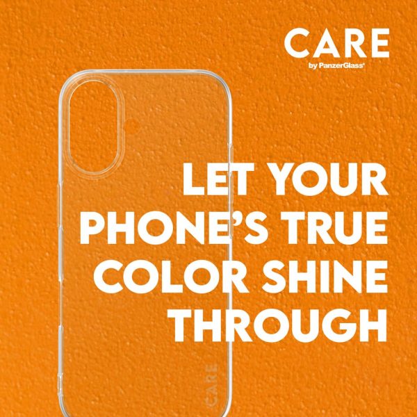 CARE by PanzerGlass iPhone 16 FASHION X-Ray Soft Basic Case - Transparent Hot on Sale