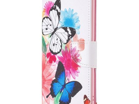 EIDERWOOD iPhone 16 Læder Cover m. Pung & Ståfunktion - Sommerfugle Sale