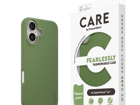 CARE by PanzerGlass iPhone 16 FASHION Fearlessly Fashionable Case - Piquant Green on Sale