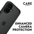 CARE by PanzerGlass iPhone 16 FLAGSHIP Urban Combat Case - Transparent   Black Frame For Discount