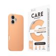 CARE by PanzerGlass iPhone 16 FASHION Fearlessly Fashionable Case - MagSafe Kompatibel - Peach Fuzz Hot on Sale