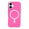 agood company iPhone 16 CLRPRTCT 100% Genbrugs Plastik Cover - Transparent   Candy Pink Online Sale