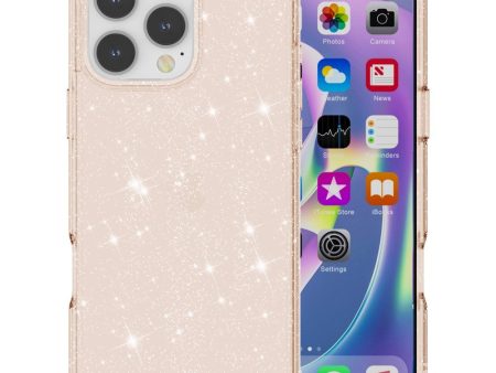 EIDERWOOD iPhone 16 Pro Max Hybrid Plastik Cover - Guld Glitter Online Hot Sale