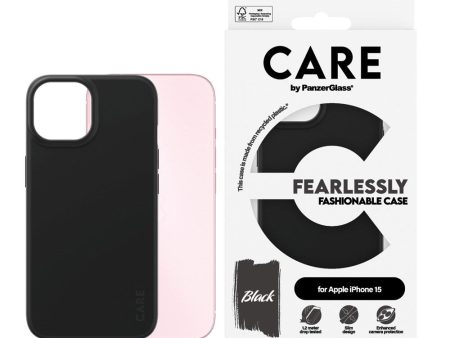 CARE by PanzerGlass iPhone 15 FASHION Fearlessly Fashionable Case - Black For Discount