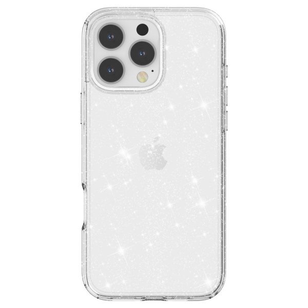 EIDERWOOD iPhone 16 Pro Max Hybrid Plastik Cover - Hvid Glitter Cheap