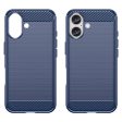 EIDERWOOD iPhone 16 Brushed Carbon Cover - Blå Discount