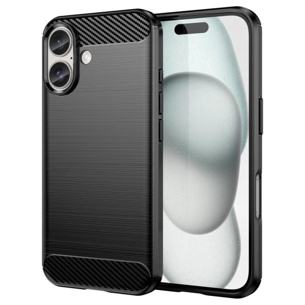 EIDERWOOD iPhone 16 Brushed Carbon Cover - Sort For Sale