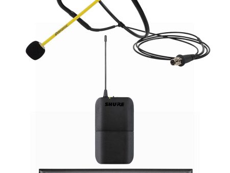 Shure BLX Wireless System with Aeromic Fitness Headset Microphone Supply