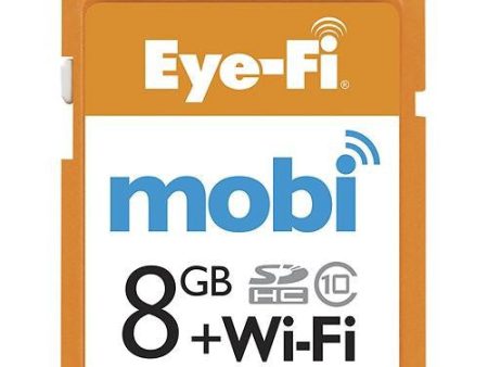 Eye-Fi 8GB Mobi Wifi SDHC Class 10 Memory Card Hot on Sale