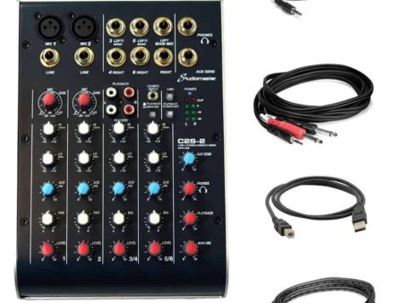 USB Mixer with Cable Connection Kit for Live Streaming on Sale