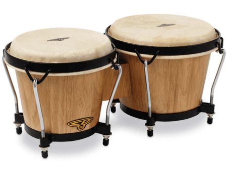 Latin Percussion CP221-DW Bongos Dark Wood Online Sale