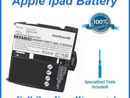 Apple iPad Battery Battery Replacement Kit with Special Installation Tools, Extended Life Battery and Full One Year Warranty Fashion