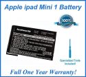 Apple iPad Mini 1 Battery with Special Installation Tools Online