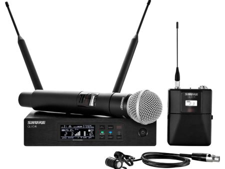 Shure QLXD124-85 Bodypack and Vocal Combo System with WL185-SM58A Sale