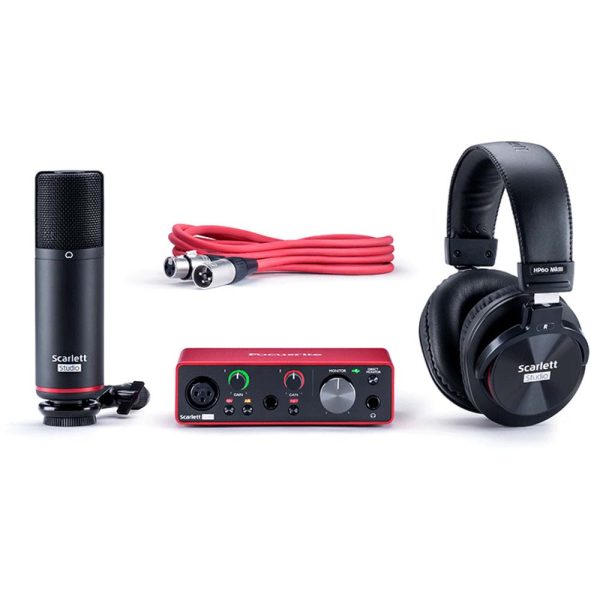 Focusrite Scarlett 2i2 Studio (3rd Gen) Recording Bundle For Sale