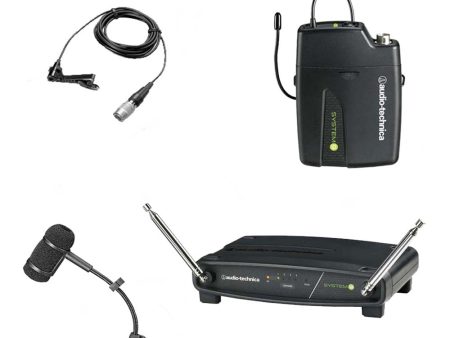 Paquete Audio Technica ATW-901A L System 9 con Micrófono Lavalier y Pro35CW Hot on Sale