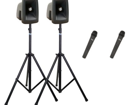 Anchor Audio MegaVox Pair (XU2, AIR), Anchor-Air Portable Speakers with 2 Wireless Microphones For Discount