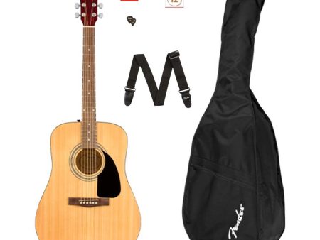 Fender FA-115 Dreadnaught Pack V2 Natural Hot on Sale