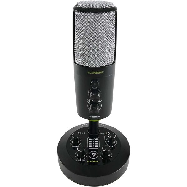 Mackie EM-CHROMIUM USB Condenser Microphone with 2-channel Mixer Online Hot Sale