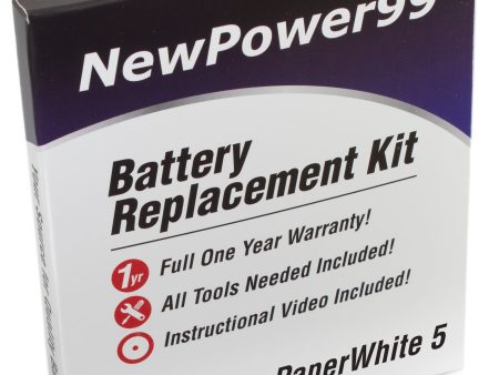 Kindle Paperwhite 5Battery Replacement Kit with Tools, Video Instructions and Extended Life Battery Cheap