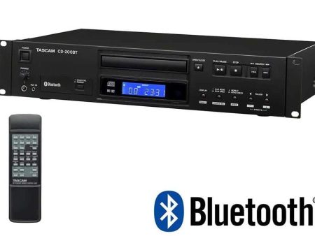 CD player with Pitch Control and Bluetooth (Tascam CD-200BT) Sale