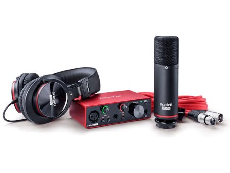 Focusrite Scarlett Solo Studio Pack with Microphone and Headphones For Discount