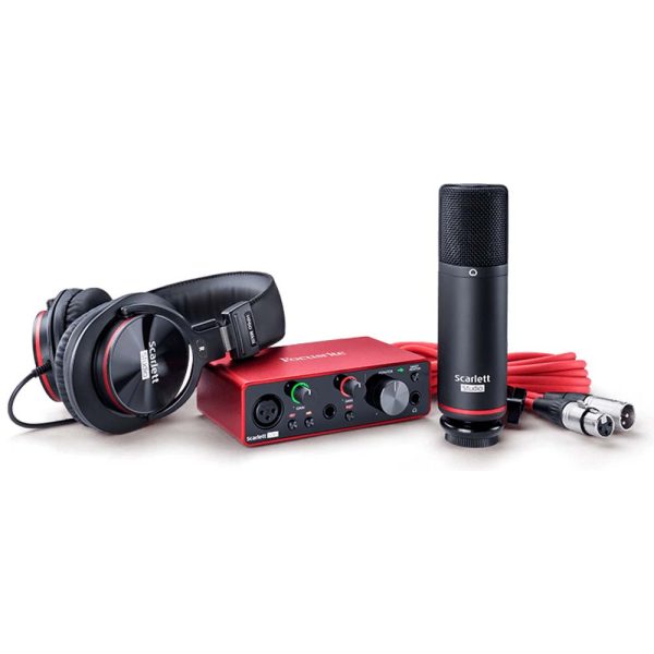 Focusrite Scarlett Solo Studio Pack with Microphone and Headphones For Discount