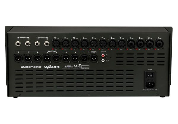 (E14) DigiLive16RS 12 mic channels, 2 stereo, Digital Mixer with Memory Scenes Cheap