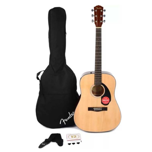 Fender CD-60S Paquete Dreadnought V2 Natural Hot on Sale