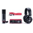 Focusrite Scarlett Solo Studio Pack with Microphone and Headphones For Discount