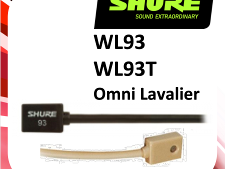 (A11) Shure WL93 Lavalier Omni Condenser Online now