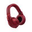 Pioneer HDJ-X5BT Audífonos para DJ con Bluetooth Rojo Metálico Fashion