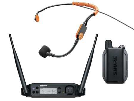 Shure GLXD14+ Wireless Microphone System with SM31 Headset Microphone Supply