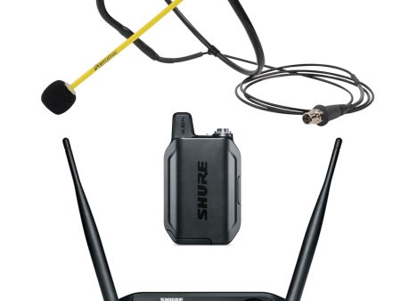 Shure GLXD14+ Digital Wireless Microphone System with Aeromic Fitness Headset Online Sale