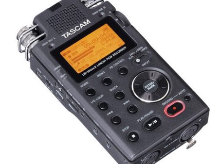 Tascam DR-100MKII Portable 2-Channel (24bit 96kHz) Linear PCM Recorder Sale