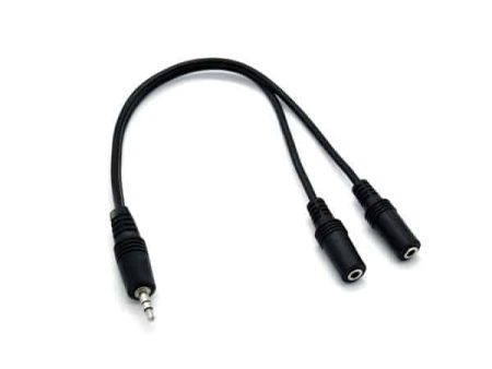 Y Cable, 3.5mm Stereo M to Two 3.5mm Stereo F For Discount