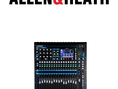 (E12) QU-16 Chrome -  16 mic pres TOUCH SCREEN Mixer Digital Allen & Heath Expandable to 38 inputs (Copy) For Sale