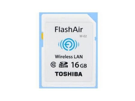 Toshiba FlashAir Card Wifi 16GB SD Class 10 Memory Card Online now