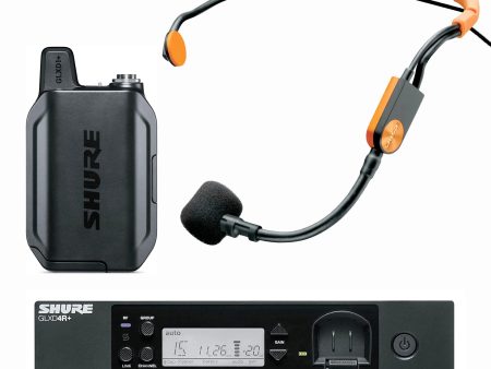 Shure GLXD14R+ Rackmount Wireless Microphone System with SM31 Headset Microphone Sale