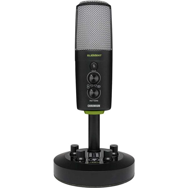 Mackie EM-CHROMIUM USB Condenser Microphone with 2-channel Mixer Online Hot Sale