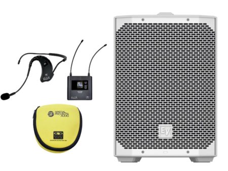 EVERSE 8 Weatherized Battery-Powered Speaker with Bluetooth® with Evo-E - White Hot on Sale