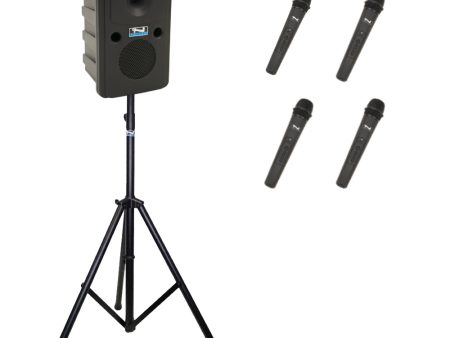 Anchor Audio Go Getter (U4), Anchor-Air Portable Speaker with 4 Wireless Microphones For Cheap